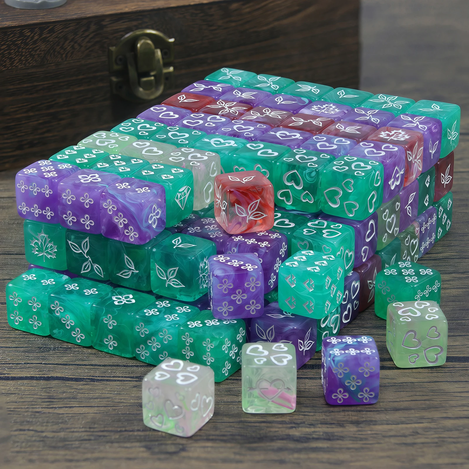 10 قطعة D6 النرد 16 مللي متر 6 الوجهين الترفيه مجلس لعبة النرد لشريط نادي الحفلات لعبة الطاولة RPG DND