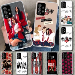 F-Fashion RBD R-Rebelde Phone Case for Samsung Galaxy A15 A25 A35 A55 A14 A24 A34 A54 A04S A13 A23 A33 A53 A03S A52 A12 A22 A32