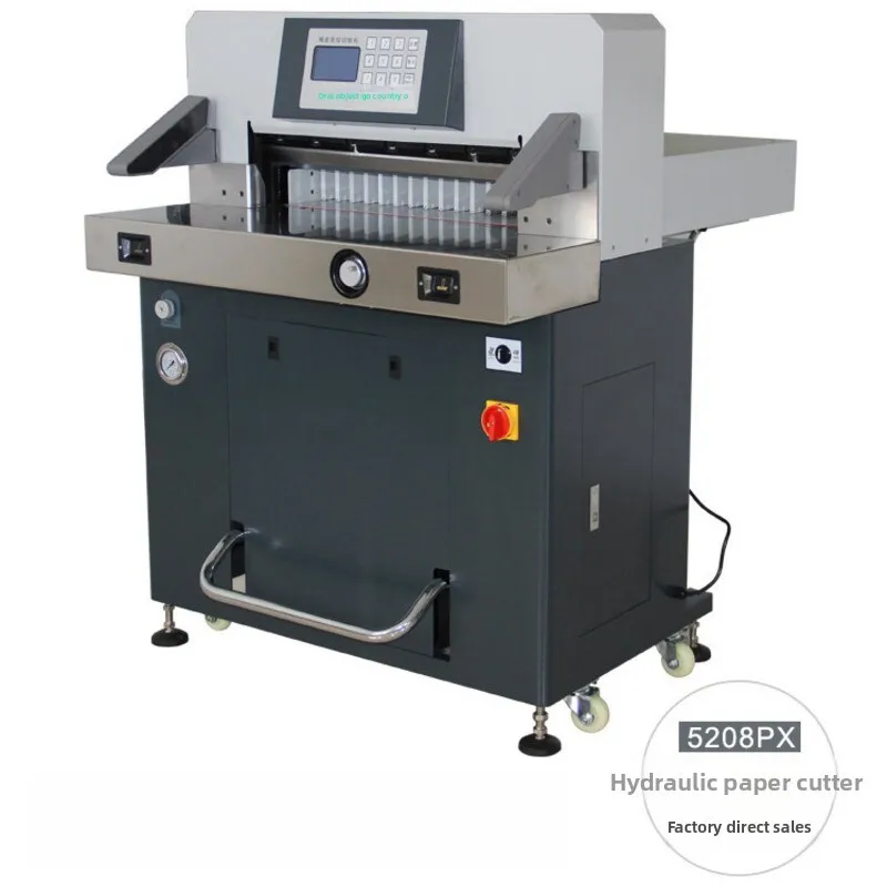 5208PX Fully Automatic Programmable Hydraulic Paper Cutting Machine Heavy Duty Dual Hydraulic Paper Cutting Machine