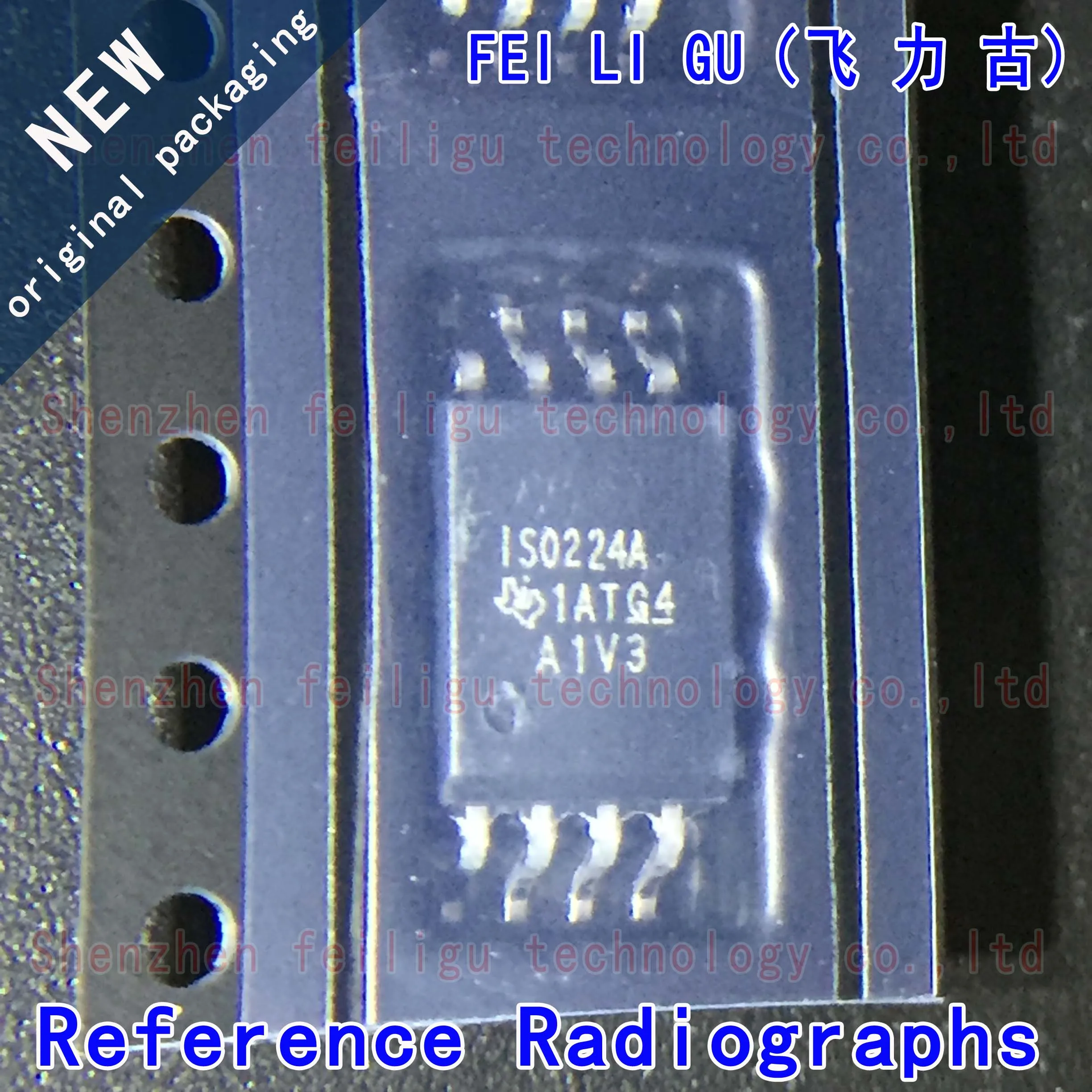 Chip de amplificador de isolamento, Componentes eletrônicos, Pacote SOP8, ISO224ADWVR, ISO224ADWV, ISO224A, 100% novo, Original, 1Pc