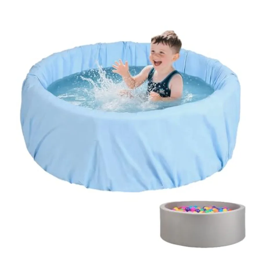 Piscina Rotonda per Bambini 90x30 cm - Adatta come Tavolo d'Acqua, Compatibile con Giochi per Bambini e Uso Interno/Esterno, Ottima come