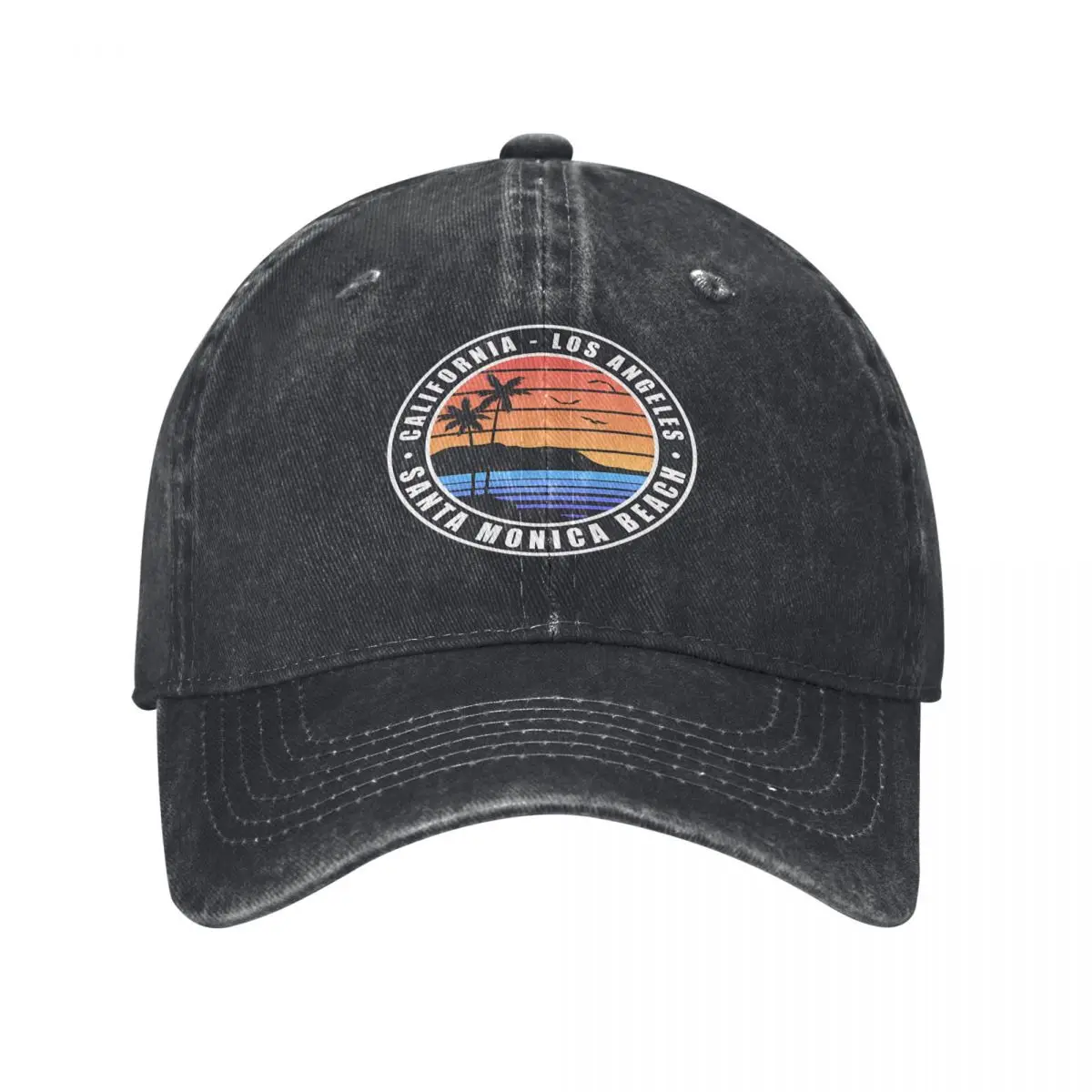 Palm Tree Beach Sunset Baseball Hats Funny Trucker Hat Dad Hats Adjustable Outdoor Baseball Cap for Men Women Cowboy Hat