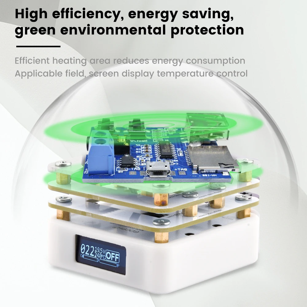 Mini Hot Plate Preheater PCB Board Soldering Adjustable Constant Temperature Heating Tool Preheating Station Repair Tools 65W