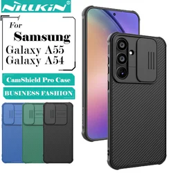 Nillkin For Samsung Galaxy A55 5G A54 5G CamShield Pro Case with Slide Camera Cover Protector Hard PC+TPU Cover