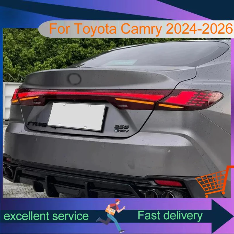 Car Stuff Styling For Toyota Camry 2024-2026 Reverse Lamp DRL Taillight Automotive Through Lights Upgrade LED Bulbs Accessories