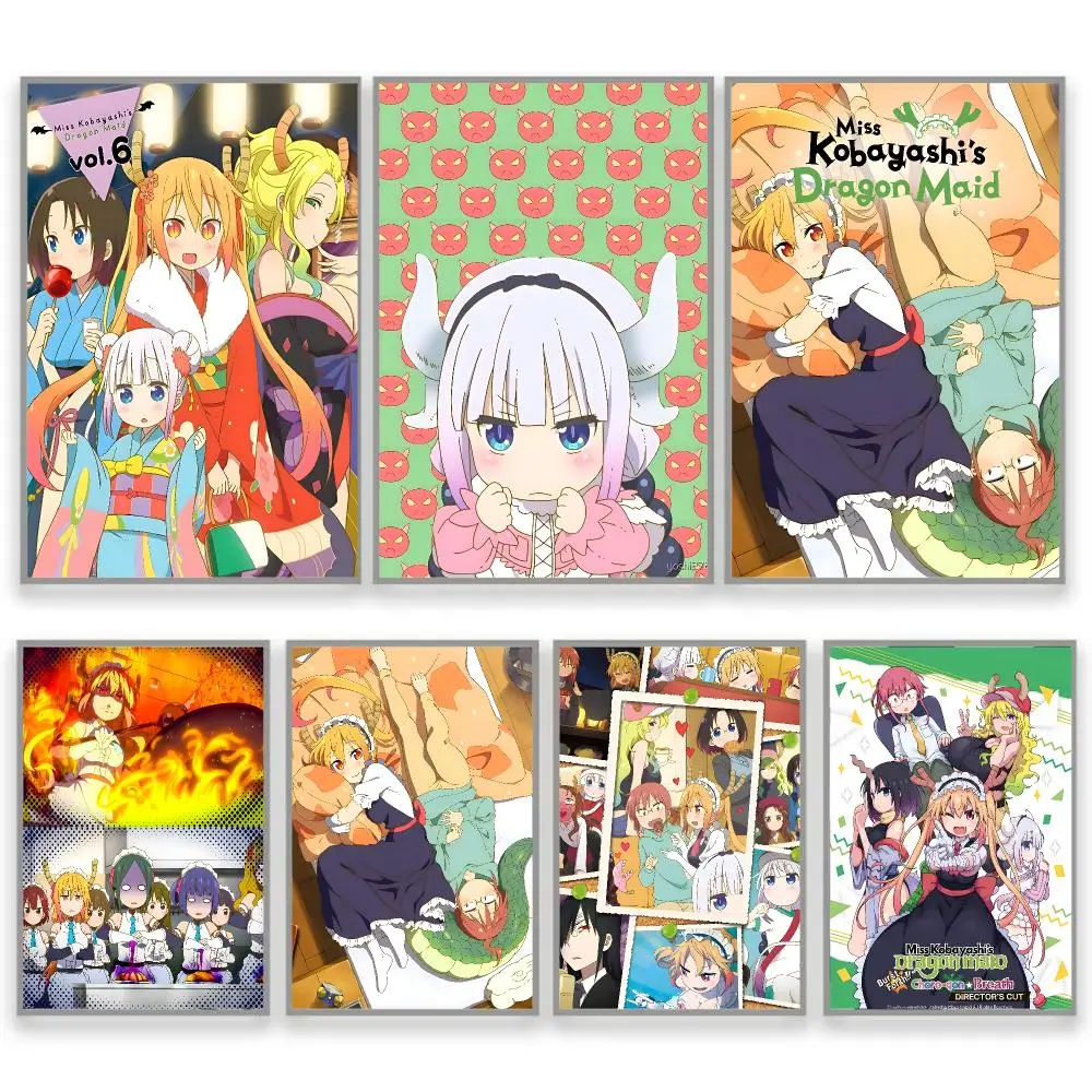 Miss Kobayashi's Dragon Maid First Apartment Decor Pinterest Room Decor Frameless Wall Artwork Poster