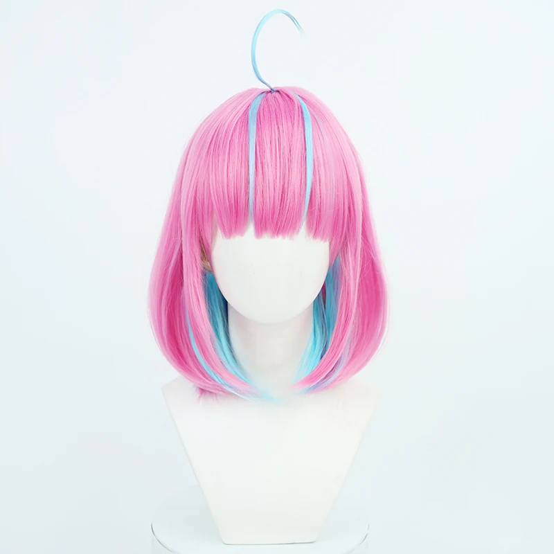 Virtual YouTuber Minato Aqua Hololive 2nd Gen VTuber Cosplay Wig Anime Roleplay Party Costume Prop Synthetic Hair