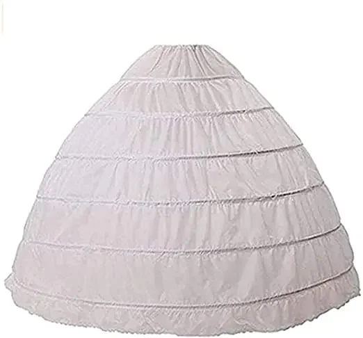 

Ladies 6-Tier Mermaid White Wedding Accessories Evening Prom Dress Petticoat