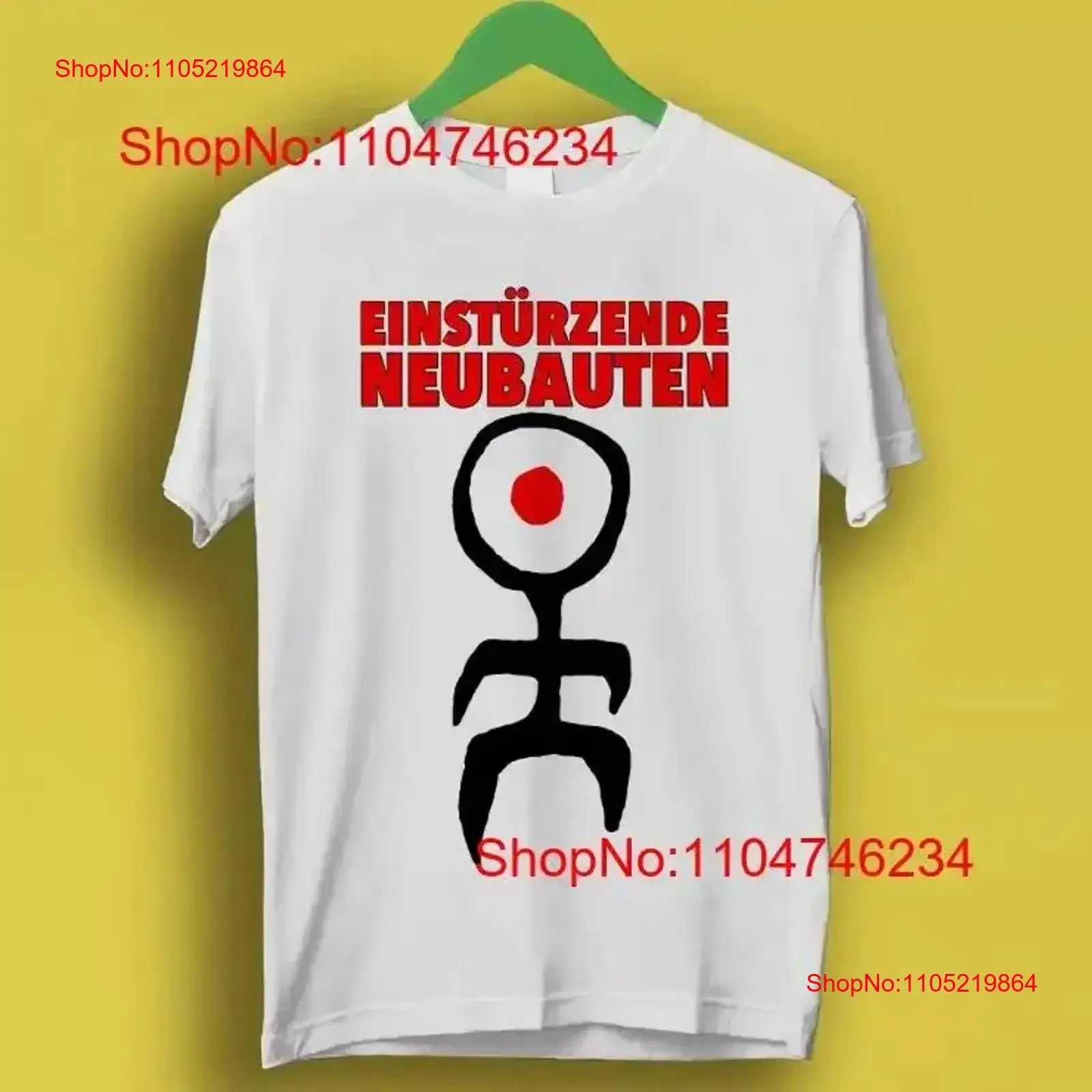 

Einstürzende Neubauten Logo Music T Shirt Size S 5XL vintage Washed graphic homme Stylish Casual Stretched streetwear vintage