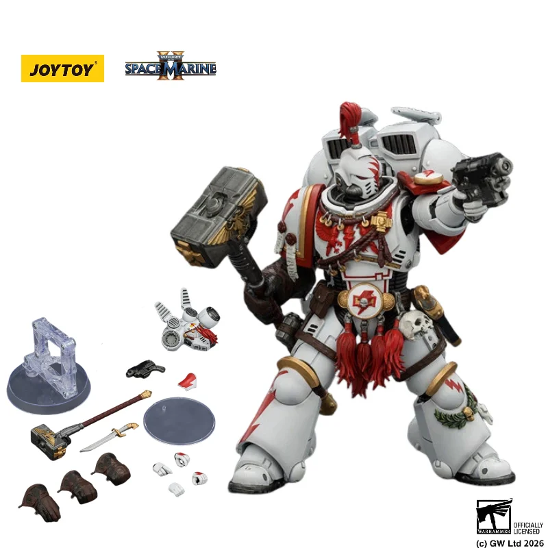 

Pre-order JOYTOY Warhammer Game Version White Scars Assault Intercessor Champion 1/18 Scale JT04407 Collectible Action Figure
