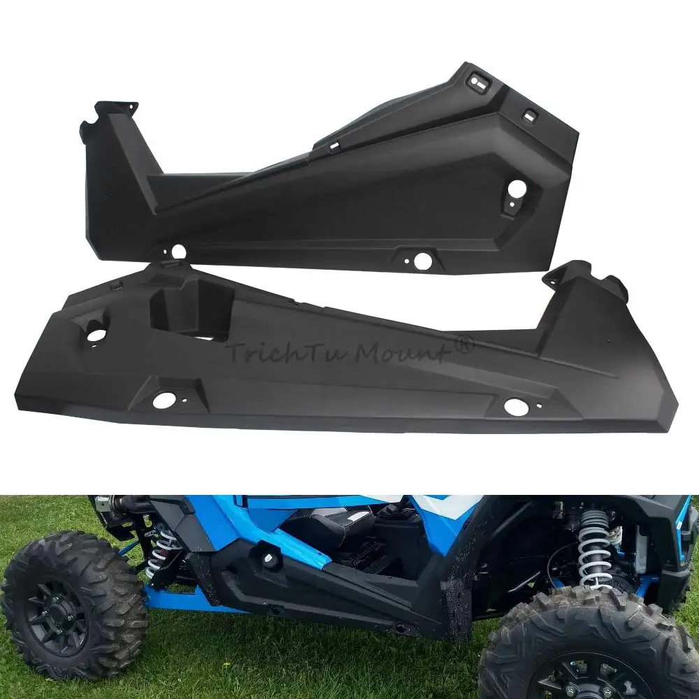 1 Pair Hand Rocker Panels Compatible With Polaris RZR XP 900 1000 Trail Turbo S  EPS Premium Sport 15-24 ATV UTV Accessories