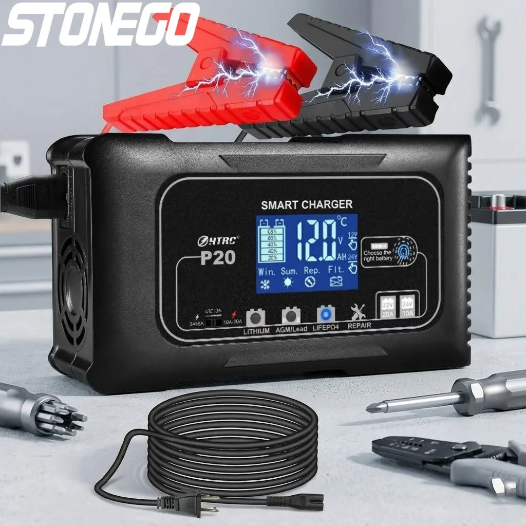 12V 24V 20A Lcd Dis…