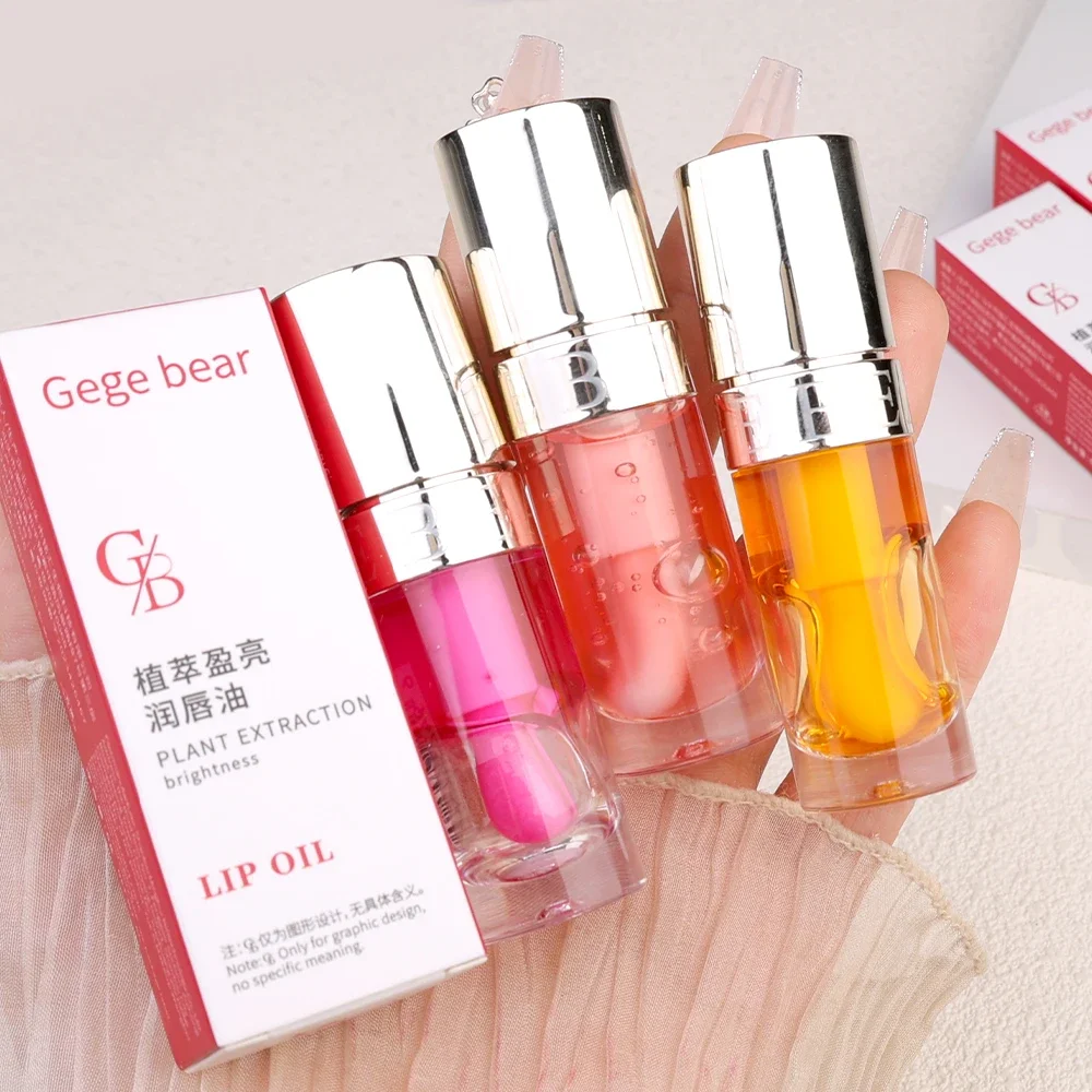 Cherry Red Liquid Lipstick Jelly Lasting Anti-drying Lip Gloss Sexy Moisturizing Non Sticky Cup Lip Tint labbra coreane Oil Makeup