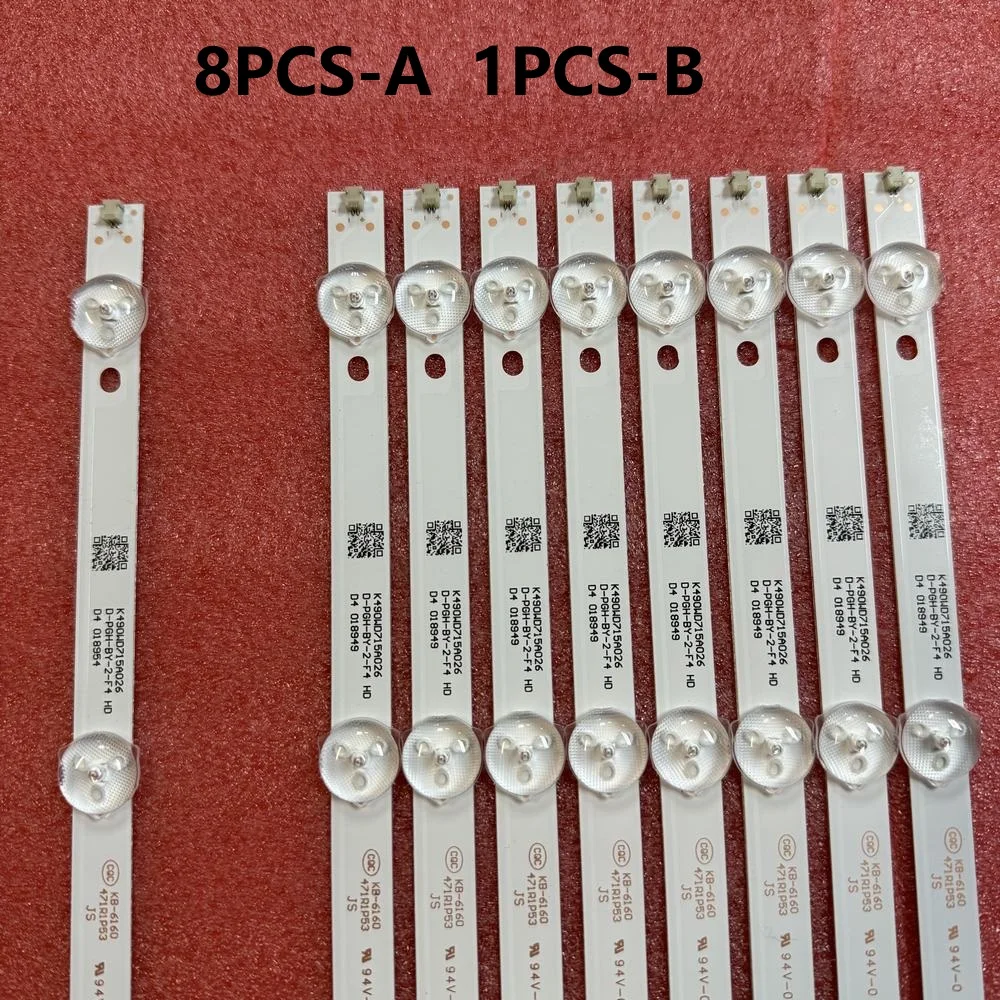 

Светодиодная лента подсветки для 49PFF5455 K490WD7 A1 4708-K49WD7-A1213K11 4708-K49WD7- A1213K21 LE49K51S 49PFF5455/T3 49PFF5250