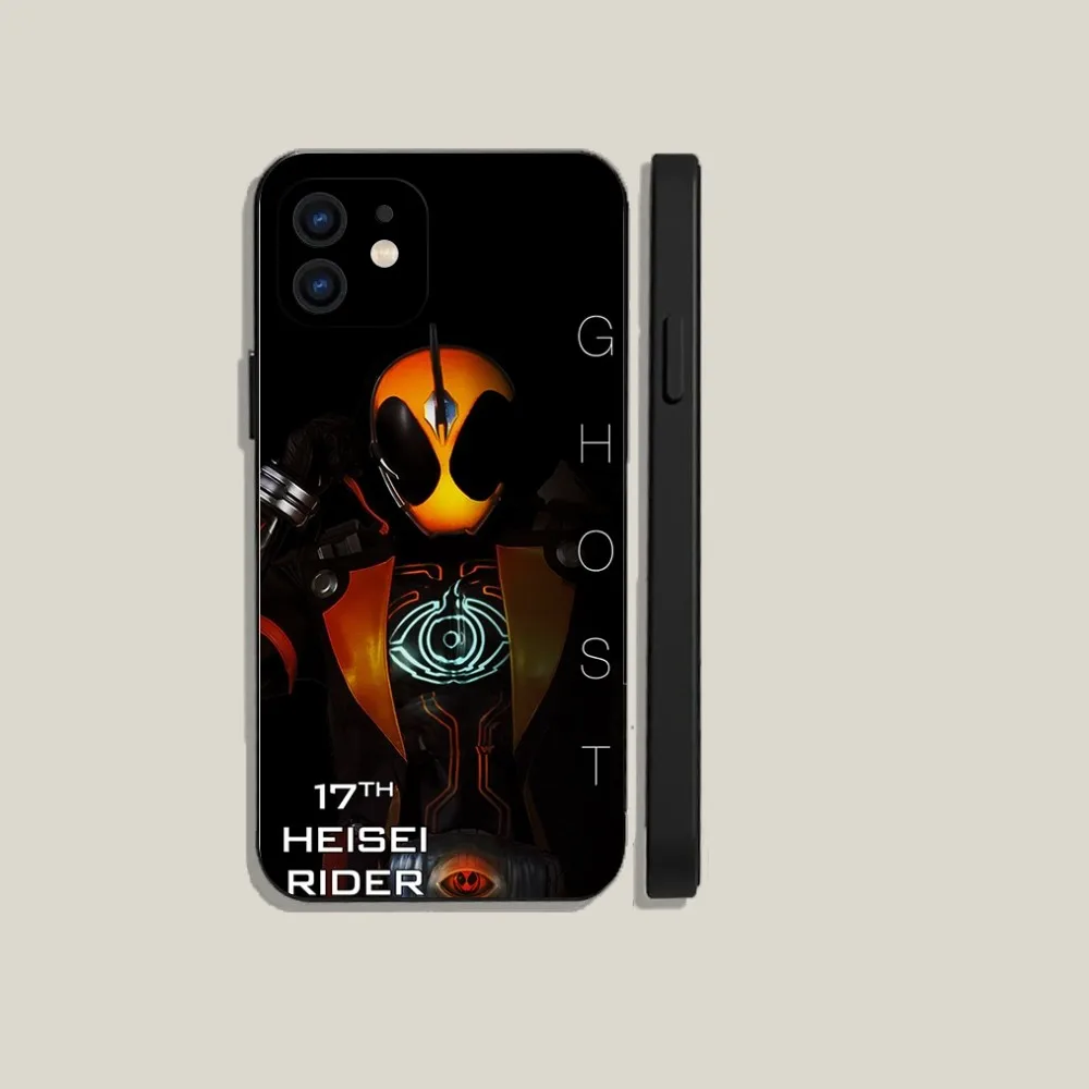 K-Kamen Rider Anime Phone Case For iPhone 15,14,13,12,11,Plus,Pro Max,XS,X,XR,SE,Mini,8,7 Soft Silicone Black Cover