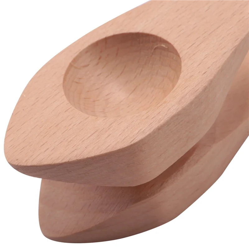 

TURE 12Pcs Wooden Musical Spoons Folk Percussion Instrument Natural Wood Musical Spoons Traditional Percussion Spoons Musical