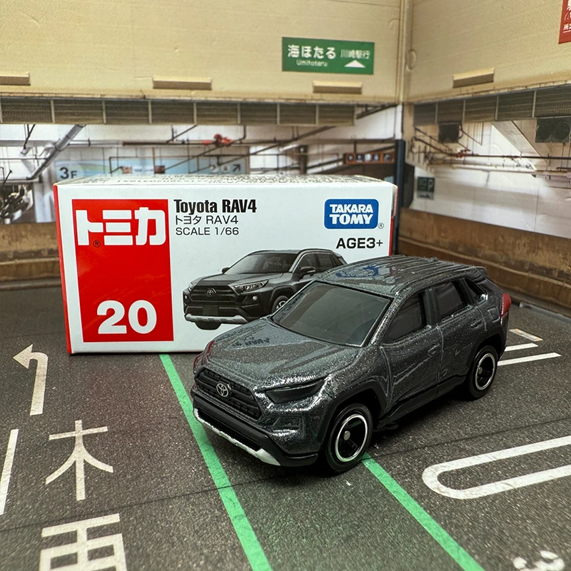 

Внедорожник TOMY RAV4 20. # Легкосплавный автомобиль, литье под давлением и игрушечный транспорт, модель автомобиля, миниатюрная масштабная модель автомобиля для детей