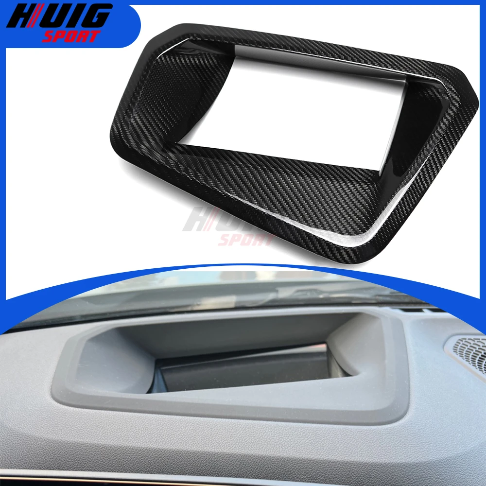 

LHD Carbon Fiber Car Interior Central Control Display Heads Up Screen Frame Cover Trim For BMW 3 4 Series G20 G22 2021-2024