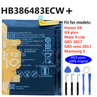 Original HB386483ECW+ 3340mAh for Huawei Honor 6X,G9 plus,Maimang 5,Mate 9 Lite,Nova Plus,GR5 mini 2017 BLN-AL10 BLN-L21 Battery