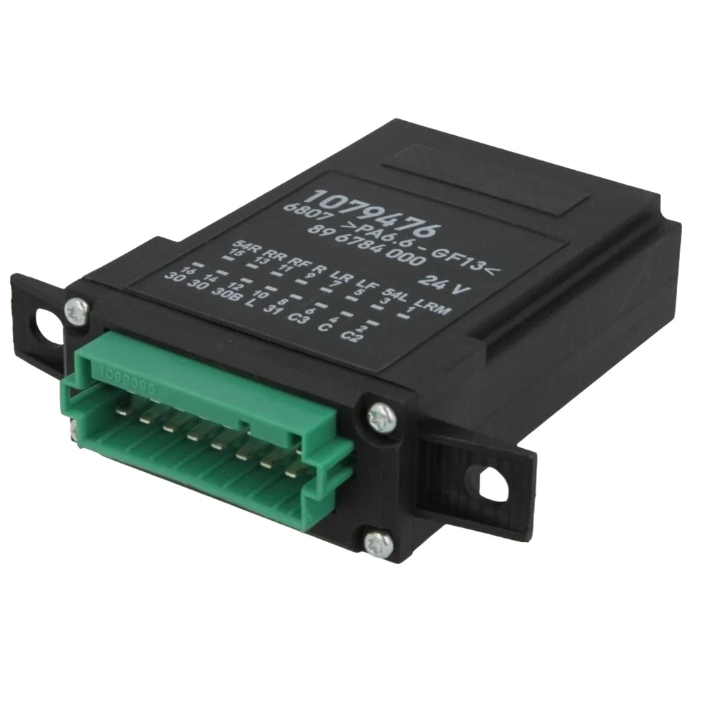 

For Volvo Truck Turn Signal Flash Relay 24V OEM 1079476 Compatible with For FH16 1993 1998 and Other Compatible For Volvo Models