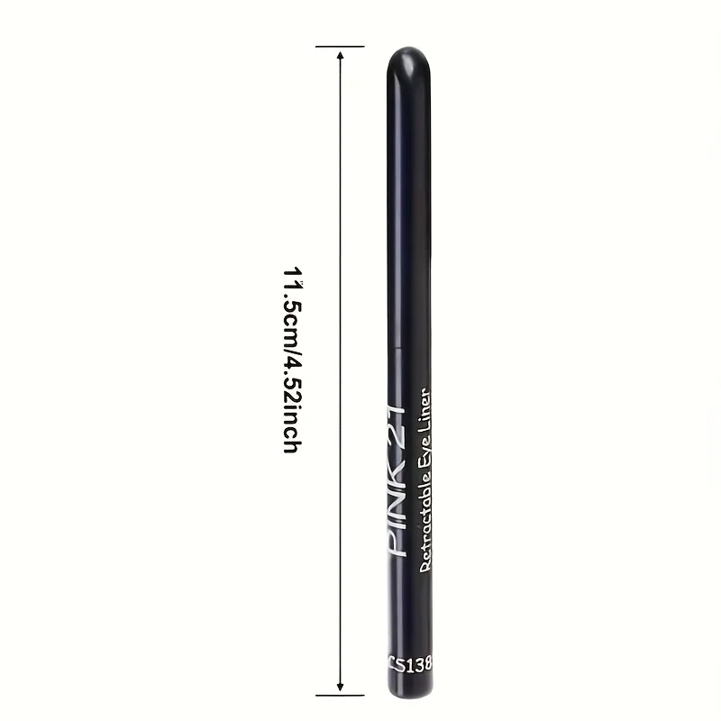 4er-Pack schwarze Eyeliner-Gelstifte, mit langanhaltender Wirkung, wasserfest und schweißresistent, kein Verschmieren.