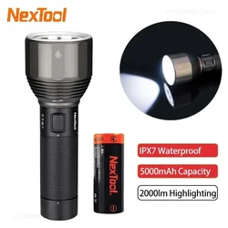 Nextool Rechargeable Flashlight 2000lm 380m 5Modes IPX7 Waterproof Outdoor LED Light Type-C Seaching Torch For Camping Mi