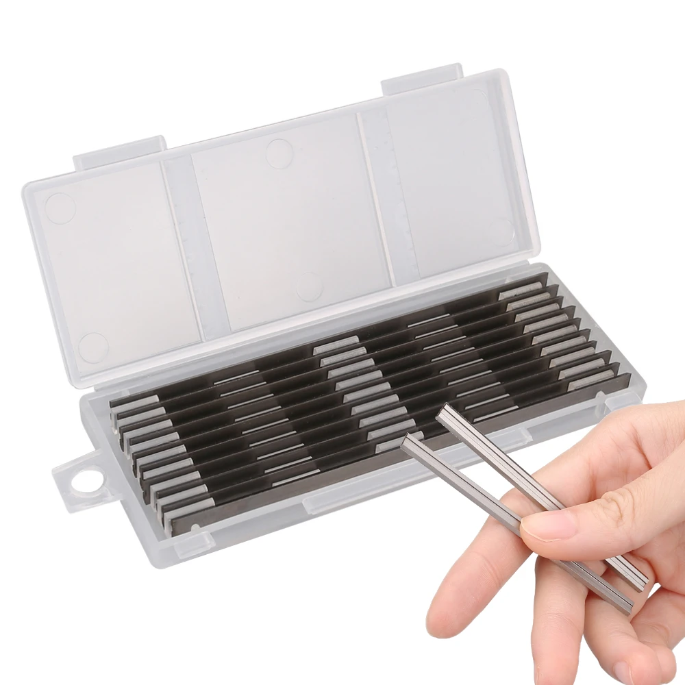 3-1/4 Inch Planer Blades 10 Pack 82mm Planer Blades Replacement for Bosch Makita DeWalt Ryobi Craftsman Hand Portable Planers