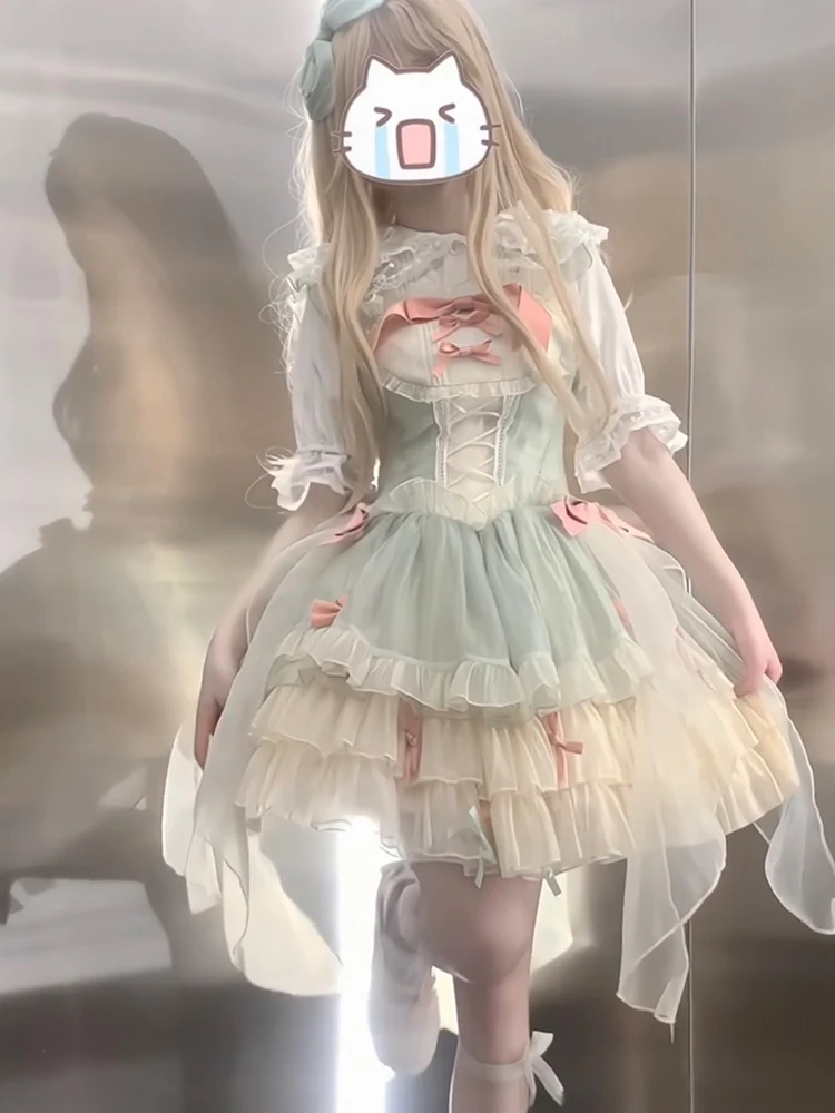 

Милое модное платье LoliTara со сборкой на талии на день рождения Dr Ele, без бретелек, сказочное простое платье Four Seasons, универсальное