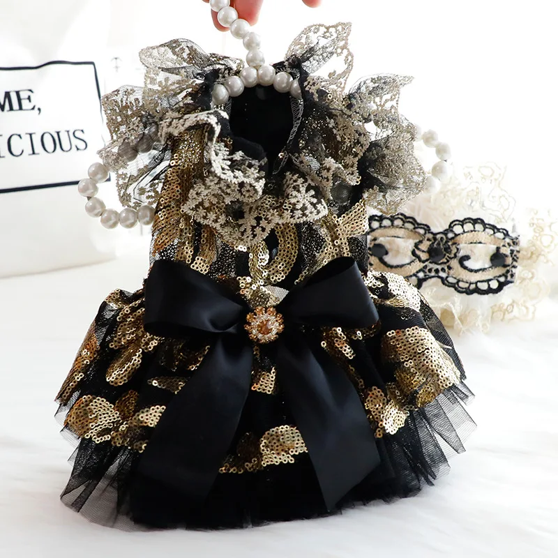 Vestido princesa para gatos y perros pequeños – estilo boda y chaleco - imagen 2