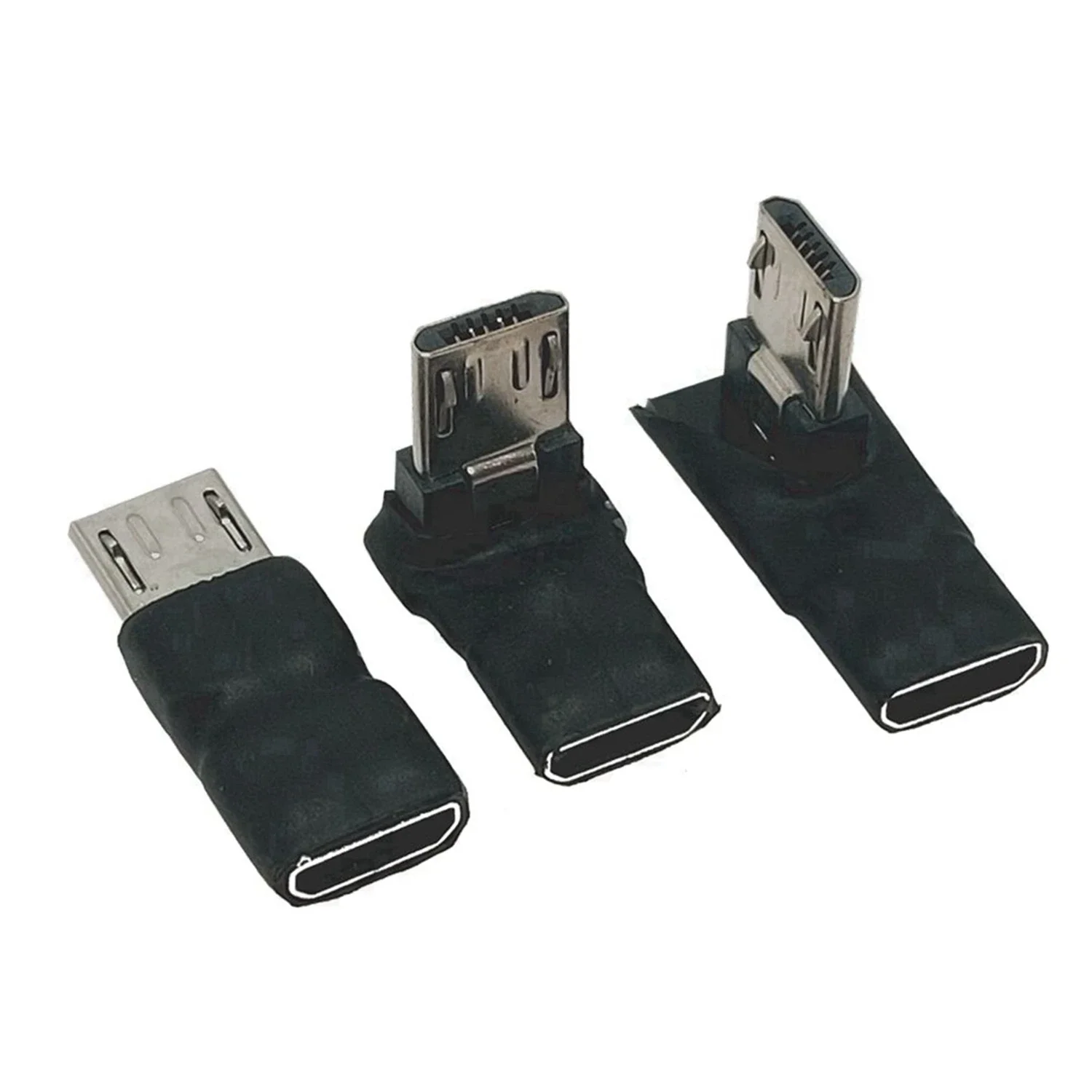 90 stopni USB lewy i prostopadły Micro 5pin żeńska do Micro USB męski Adapter danych do wtyczki Mini USB Micro USB