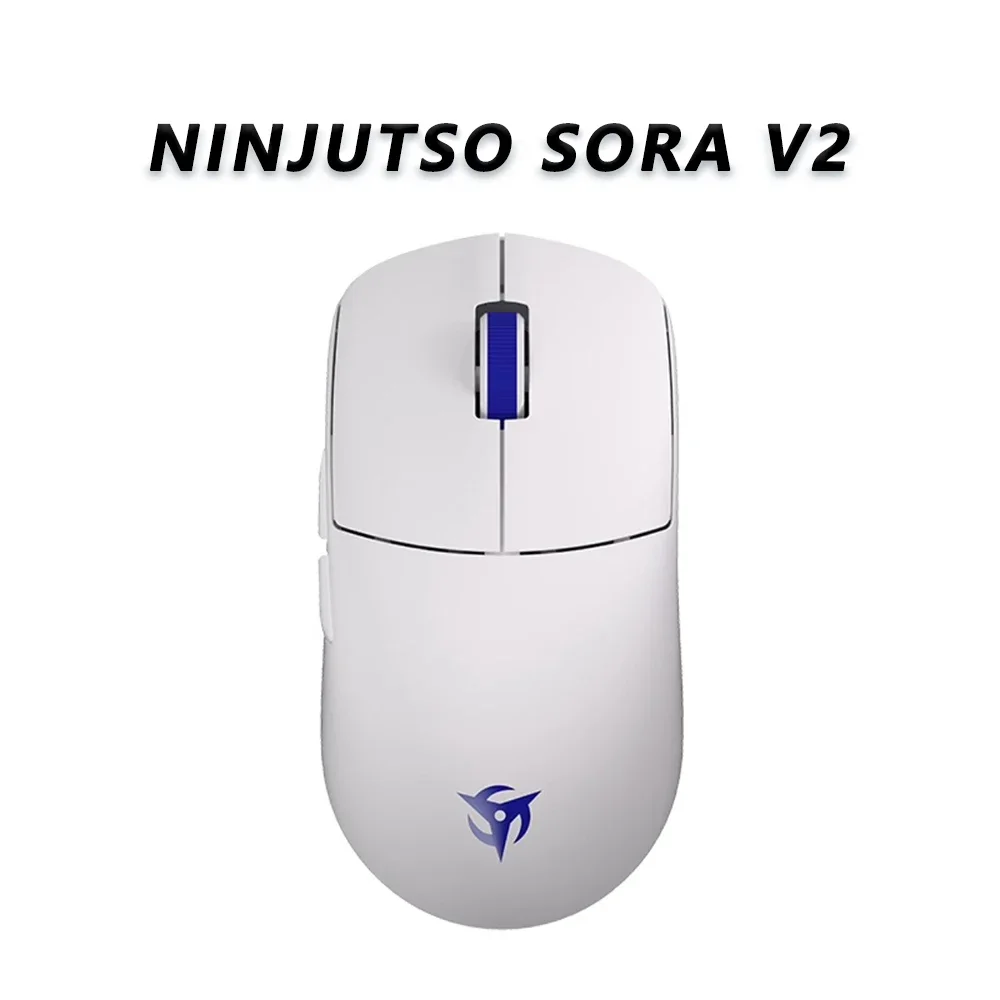 Ninjutso Sora V2 E-Sports Gaming Mouse Wireless Mouse 2.4G Wireless 2Mode USB 8k Lightweight Paw3395 Sensor Pc Gamer Accessories