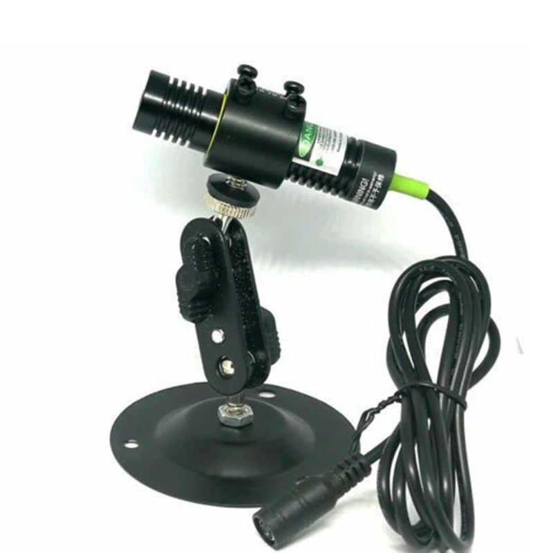 532nm 10mw/30mw/50mW Green Dot/Line Beam modulo diodo Laser 18x75mm con 5V Power & Holder