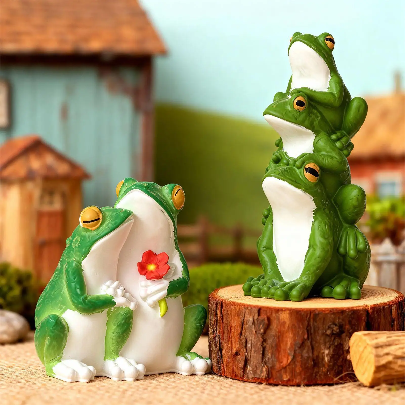Frog Candle Mold 3D Silicone Frog Mould Aromatherapy Plaster Mould for Soap Clay Cement Resin Craft Home Accent Family Friends