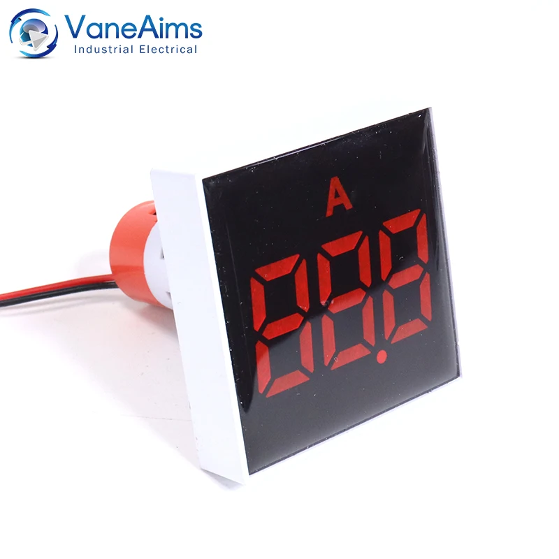 AC60-500v 100A LED Digital Voltmeter Ammeter Car Motocycle Voltage Frequency Current Meter AC Volt Detector Tester Monitor Panel