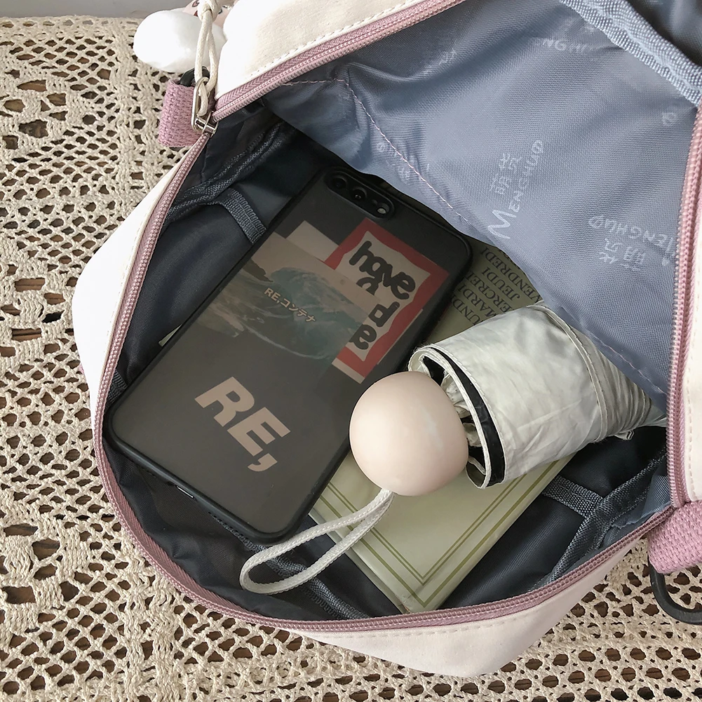 Casual Fashion Laptop Mochil with Kawaii Pins And Accessories JK Uniform Bag for Travel Shopping Student School for Outdoor Gift