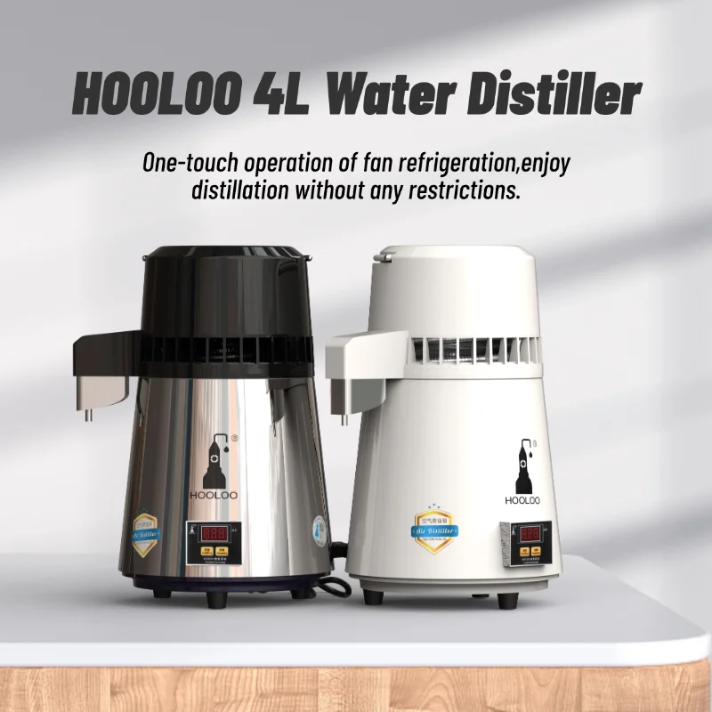 

HOOLOO 4L Home Water Distiller Moonshine Apparatus Still Fragrance Distiller Alcohol Stills Hydrosols & Essential Oil Distiller