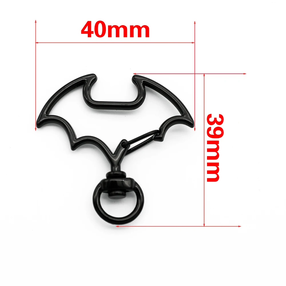 Bats Shape Lobster Clasp Hooks Trigger Clips Buckles Spring Buckle Snap Hook Split Key Ring For Diy Keychain Accessories