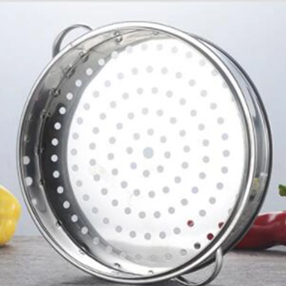 

Stainless Steel Steamer 22Cm Thickened Buns Steamer For Home Kitchen Cookware Steam Basket Isometric Vent Lock
