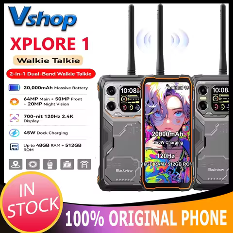 Blackview XPLORE 1 Walkie Talkie Rugged Phone 12GB...
