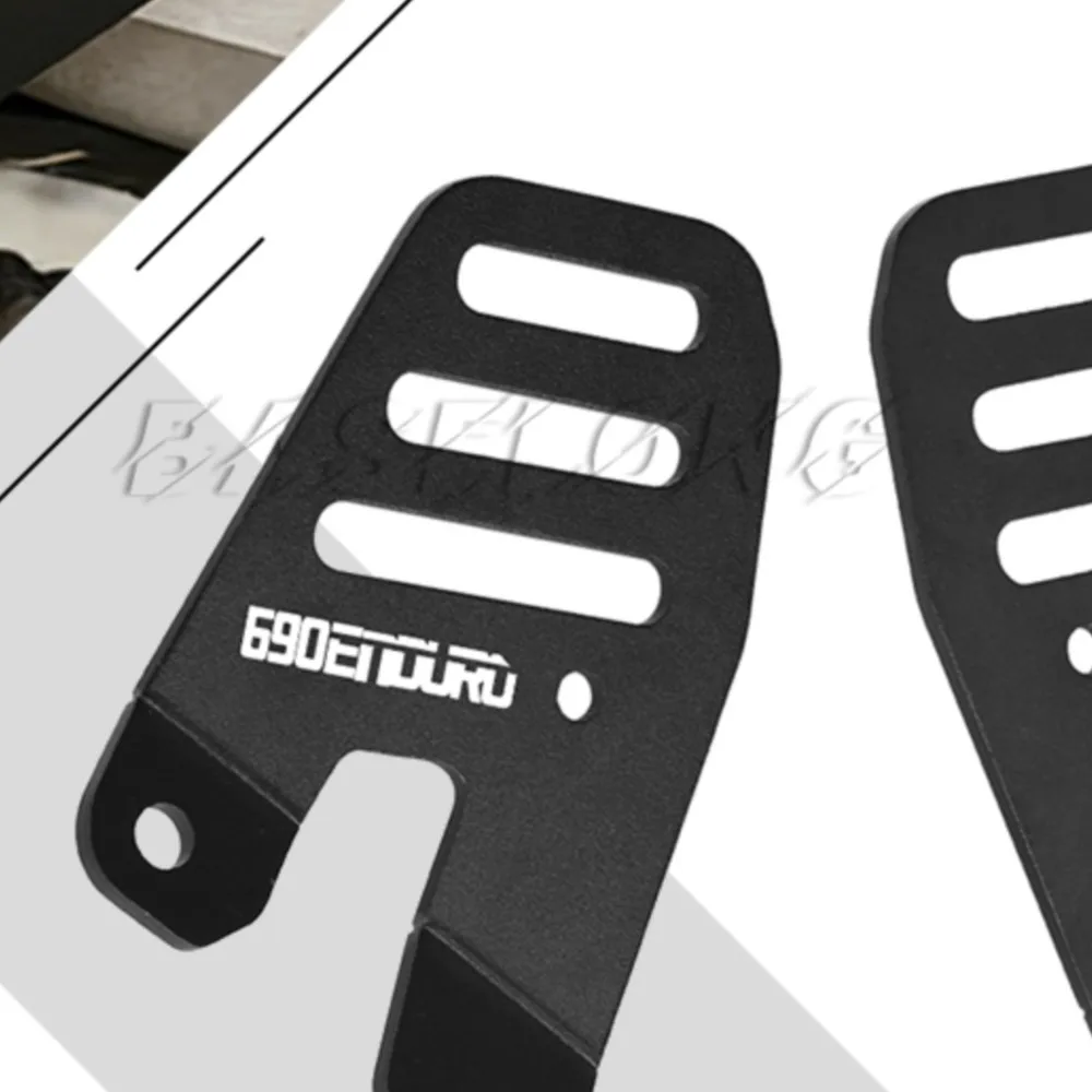 

New Motorcycle Accessories Pedal Guard Rear Pedal Guard Heel Plate Decorative For 690 Enduro 690Enduro/R 690 SMC SMC-R 2008-2026