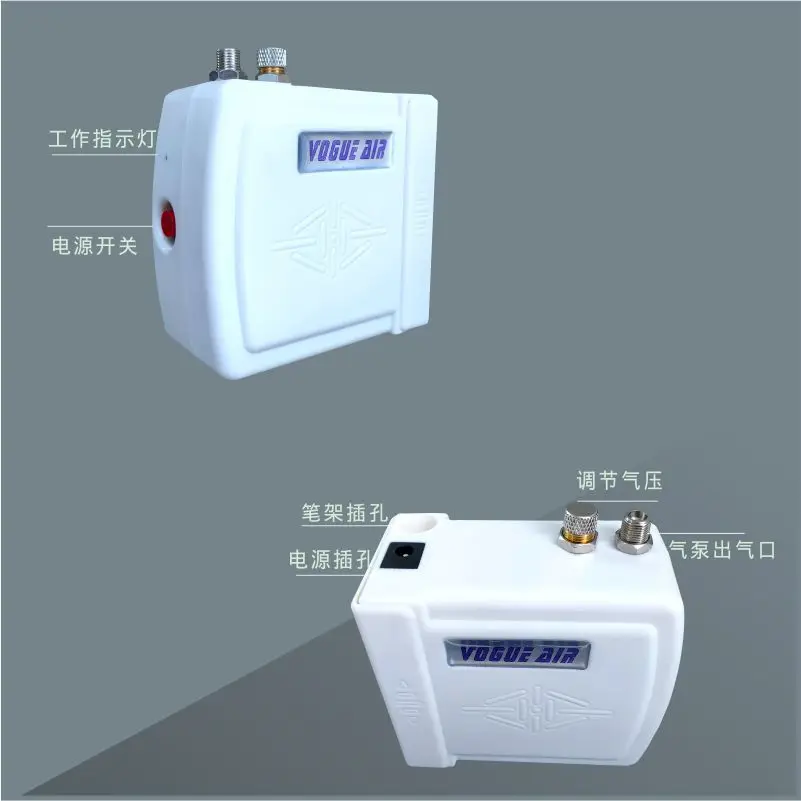 

Inkjet Tattoo Machine Air Pump Airbrush Body Painting Spray Painting Temporary Tattoo Machine Charging Plug-in Tool