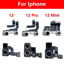 Front Rear Camera For Iphone 12 Pro Max 12 Mini Front Back Camera Rear Main Lens Flex Cable Camera For Iphone 13 Pro Max 13 Mini