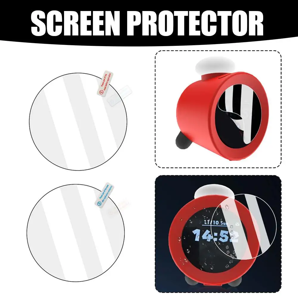 For Nintendo Alarmo Clock Anti-Scratch Screen PET Films Screen Protector HD Protective Film For Alarmo Alarm Clock Sound Cl U5V3