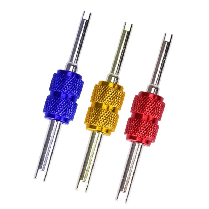 

for Valve Removal Tool for Valve Stem Remover Blue Red Yellow Double Heads Remover Installer Service Tool