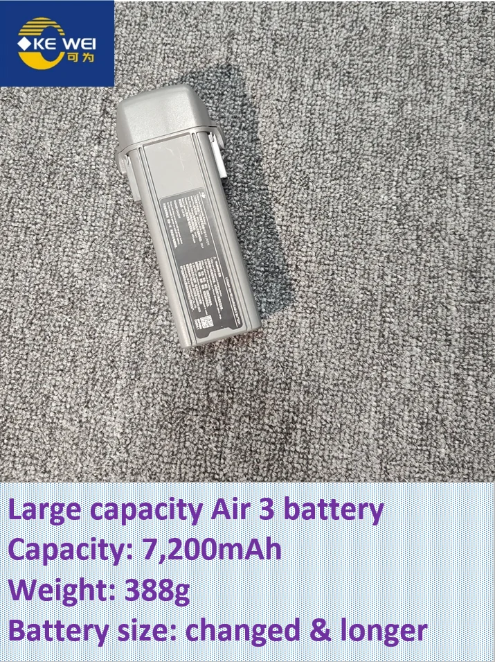 Large Capacity Refitting Battery 7000mAh-7200mAh for DJI Air 3 Drone High-Performance Drone Fans Essential