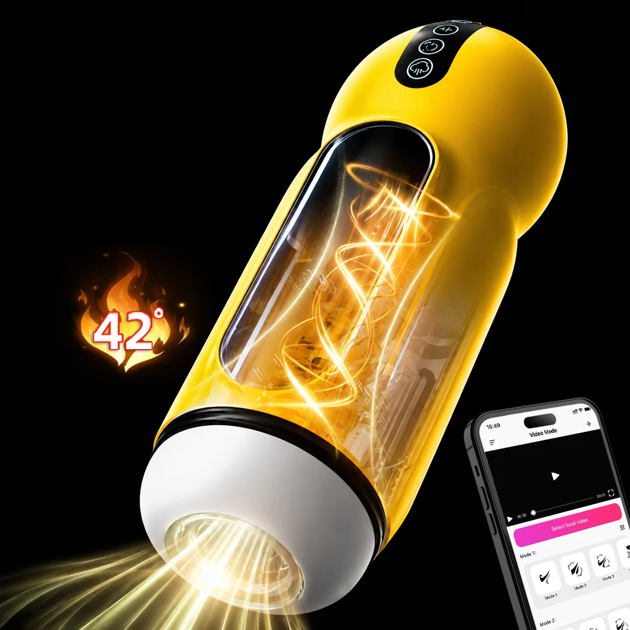 Automatic Heating Sucking Male Masturbator Cup Vagina Vibration Blowjob Pussy Masturbation Penis Pump Sex Machine Toys for Men
