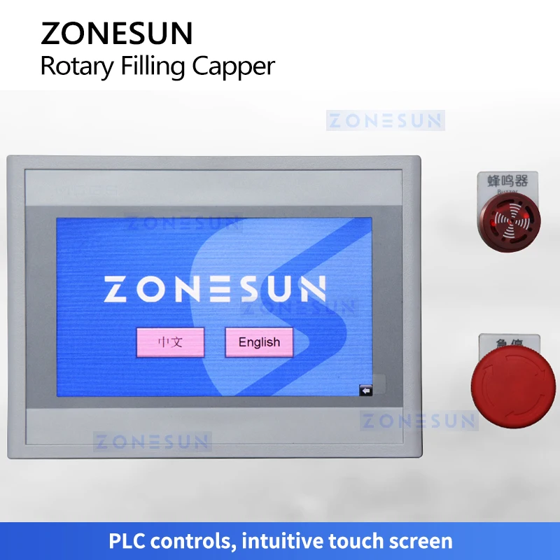 Zonesun Rotary Filler and Capper Monoblock Filling and Capping Machine High Speed With Bottle Feeder ZS-FAL180F3