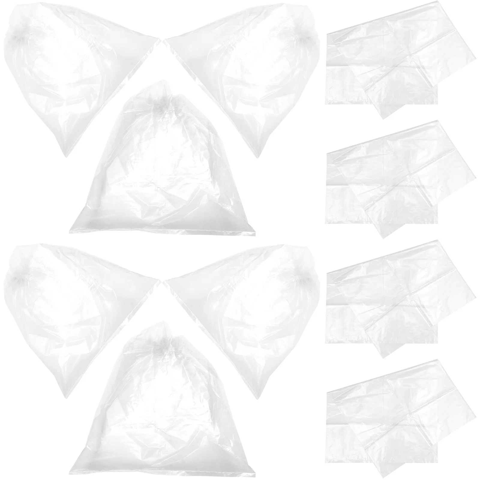 

10Pcs Furniture Cover Clear Thickened Plastic Wrapping Bag Household Moving Protective Dust Proof Cover Large Capacity