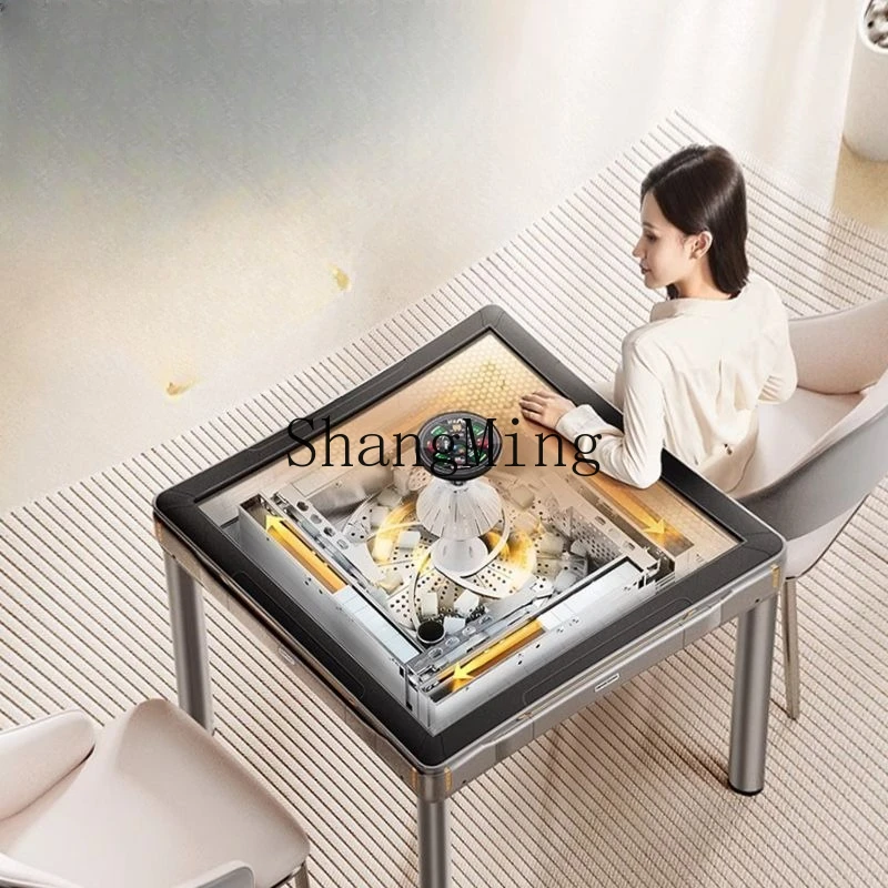 SM automatic new family table dual-purpose mahjong table silent high-end induction mahjong machine