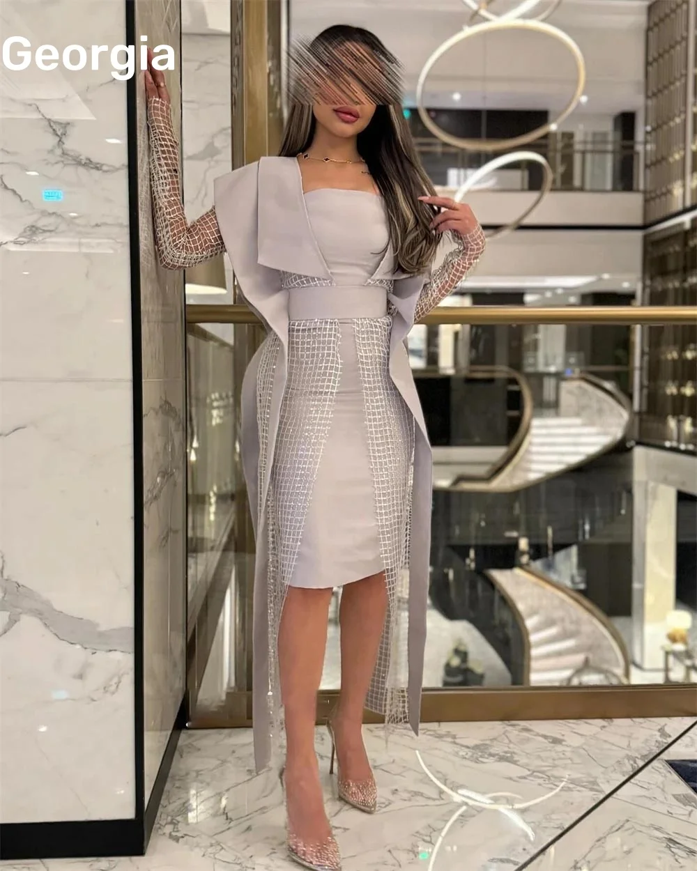 

Индивидуальные платья для выпускного вечера трапециевидной формы с квадратным вырезом и рюшами длиной до пола, на молнии и длинными рукавами, платья для торжественных случаев